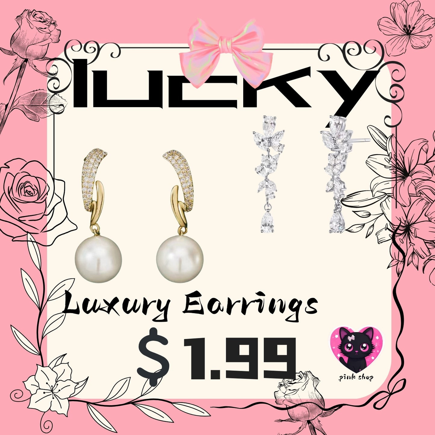 Luxury Earrings ββ Factory prices