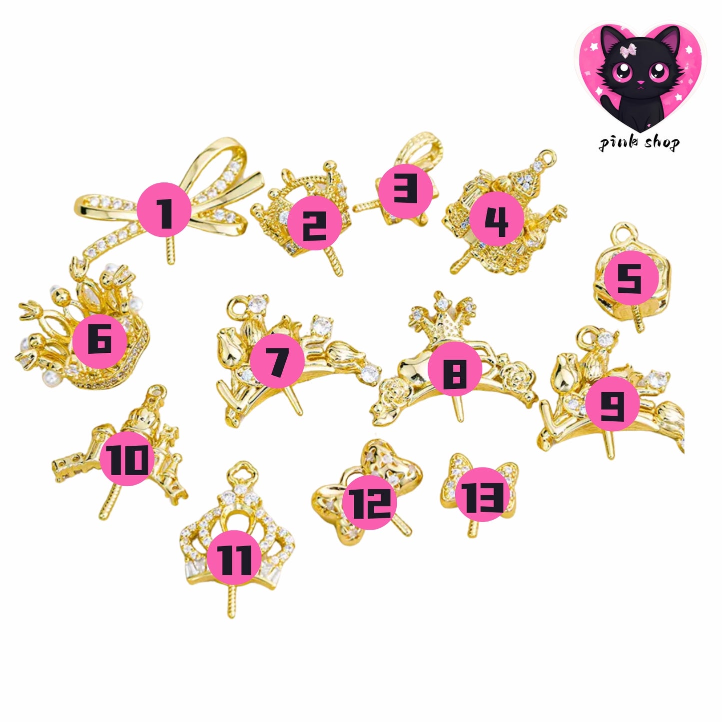 crown accessory （Accessories for use on beads）