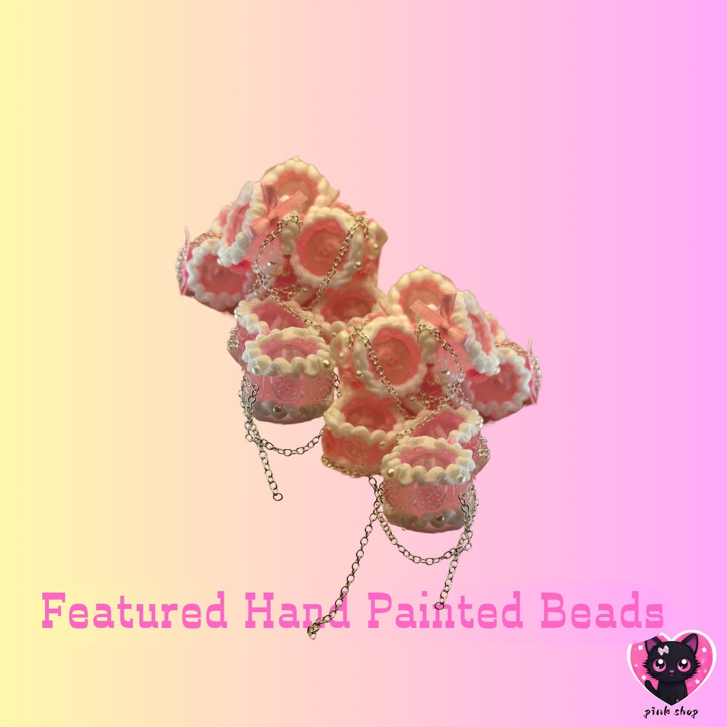diy. dreamy hand painted beads